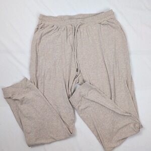 Daniel Buchler New York Mens XXL Oatmeal Beige Cotton Modal Lounge Jogger Pants